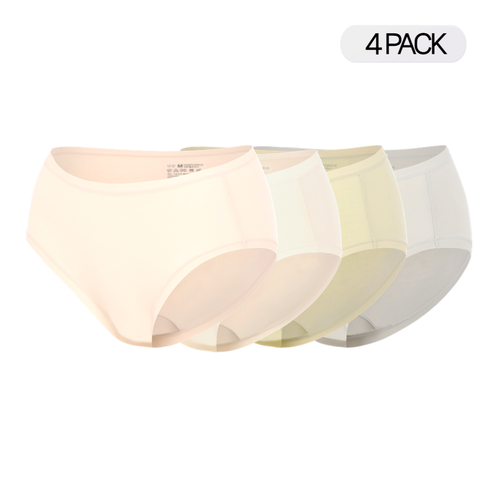 [4pack] 부드러운 모달 듬뿍 편안한 멜로우 모달팬티 데일리팬티 세트 - 상품 이미지