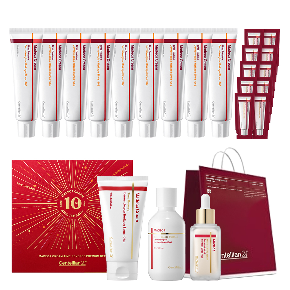 동국제약 마데카 크림 타임리버스 시즌7 50ml 9개+1ml 10개+10주년 기획