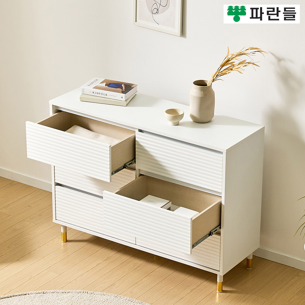 파란들가구 높은다리 템바보드 2칸3단서랍장 와이드서랍장 - 상세 이미지 5