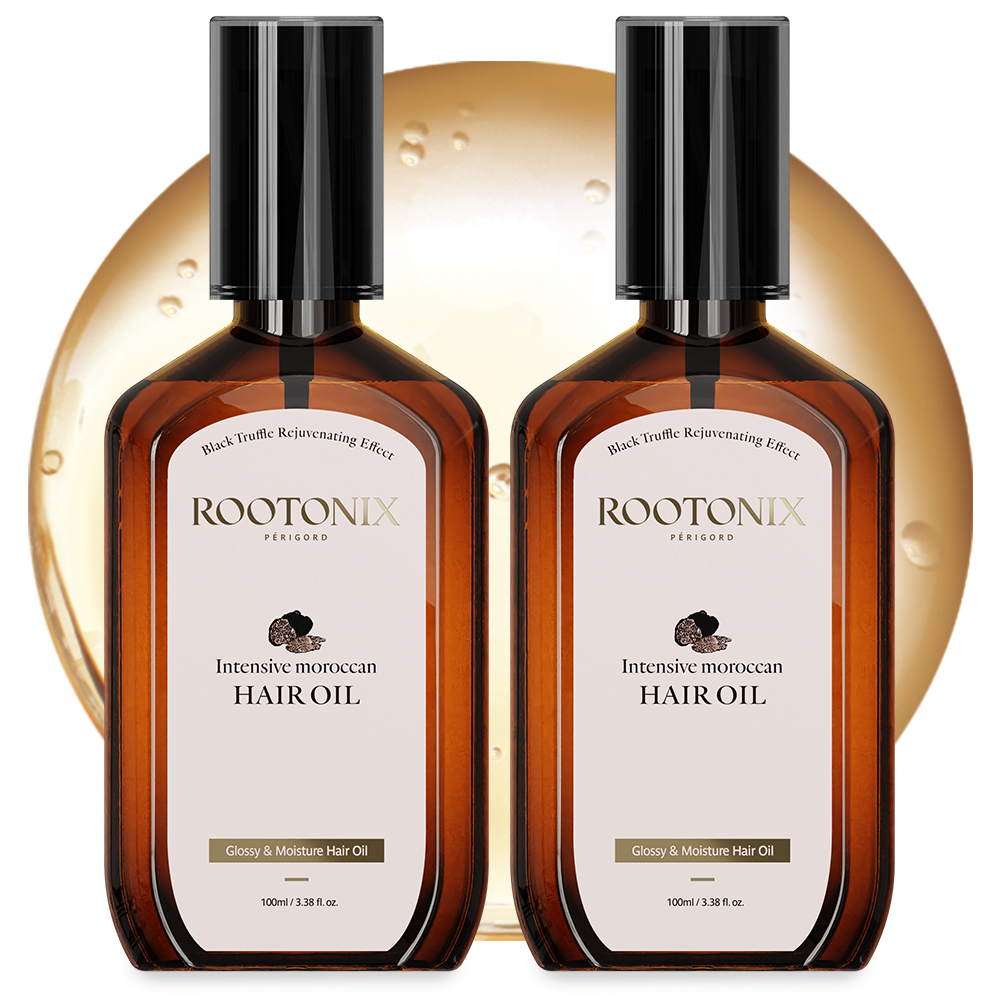 모로칸 헤어에센스 아르간 오일 극손상모 복구 미용실 에센스 유기농, 100ml, 2개
