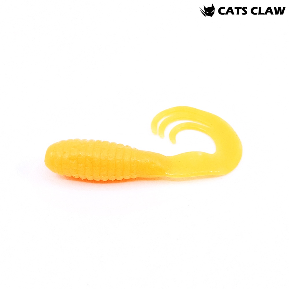 캣츠크로우 트리플그럽 꺽지웜 쏘가리웜 021 오렌지, 5cm(2인치) - 메인 이미지