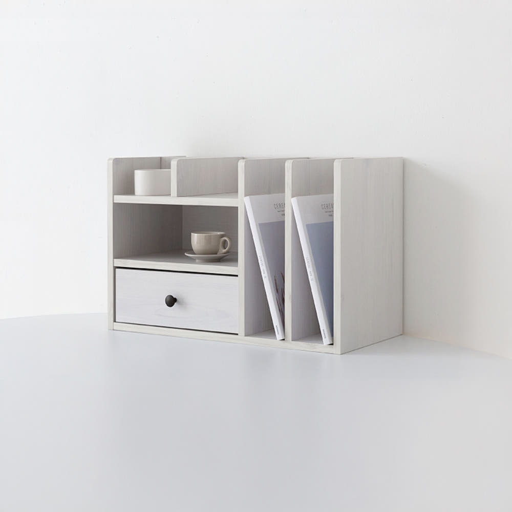 폴라보 미니수납선반 C형 550x270x350mm, 3단, 캄포어베니어8034.7424 - 상세 이미지 3