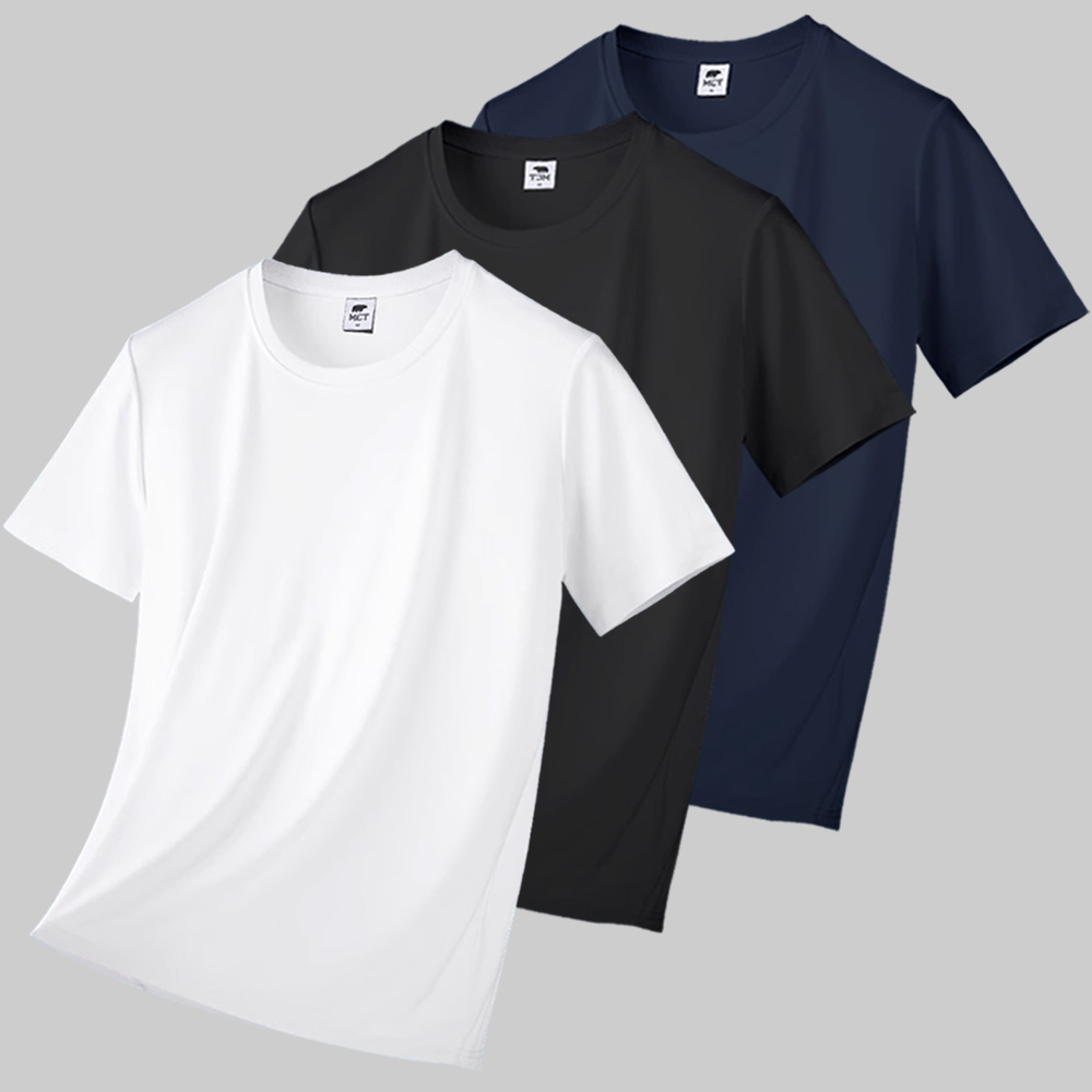 3pack 드라이 무지 기능성 쿨론 무지 반팔 티셔츠 남녀공용 빅사이즈 에어로 티