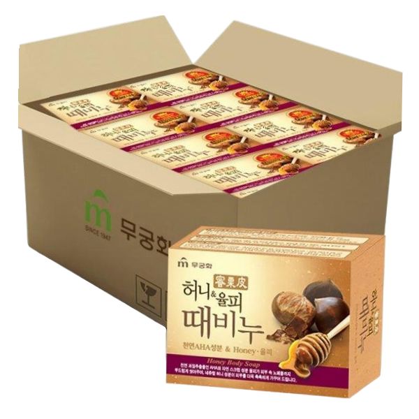 무궁화 허니율피때비누 90g x 24개 (1BOX) : 씨유니