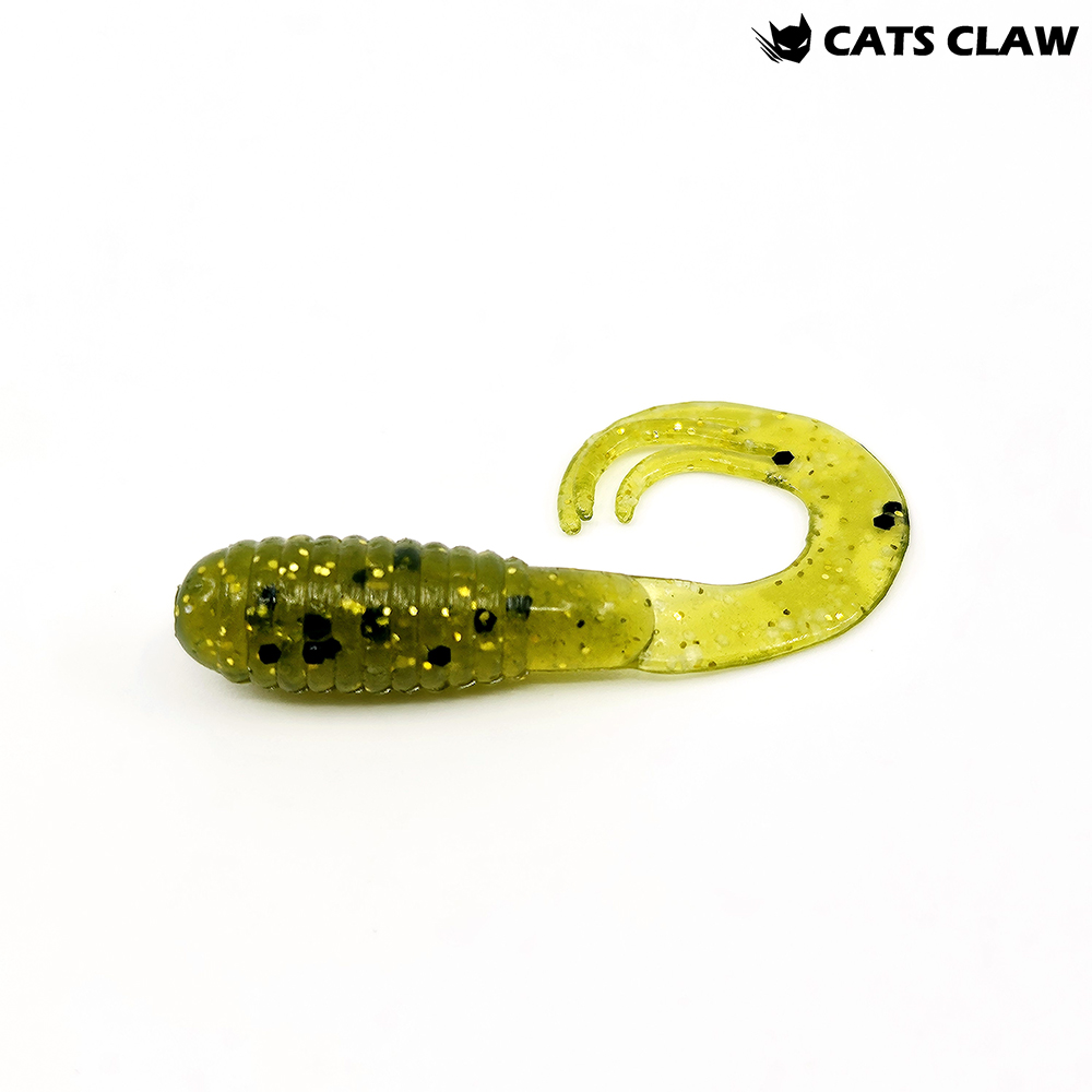 캣츠크로우 트리플그럽 꺽지웜 쏘가리웜 028 워터멜론 골드, 5cm(2인치) - 메인 이미지