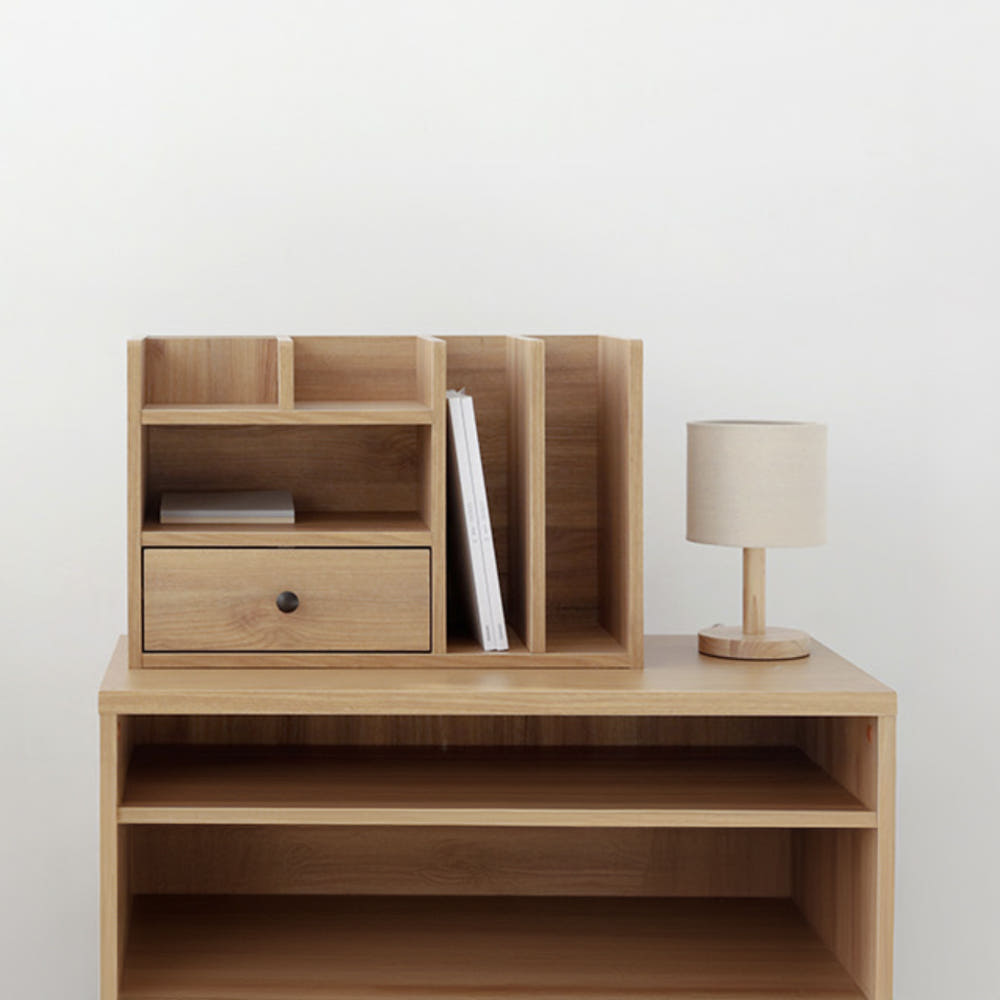 폴라보 미니수납선반 C형 550x270x350mm, 3단, 캄포어베니어8034.7424 이미지 8