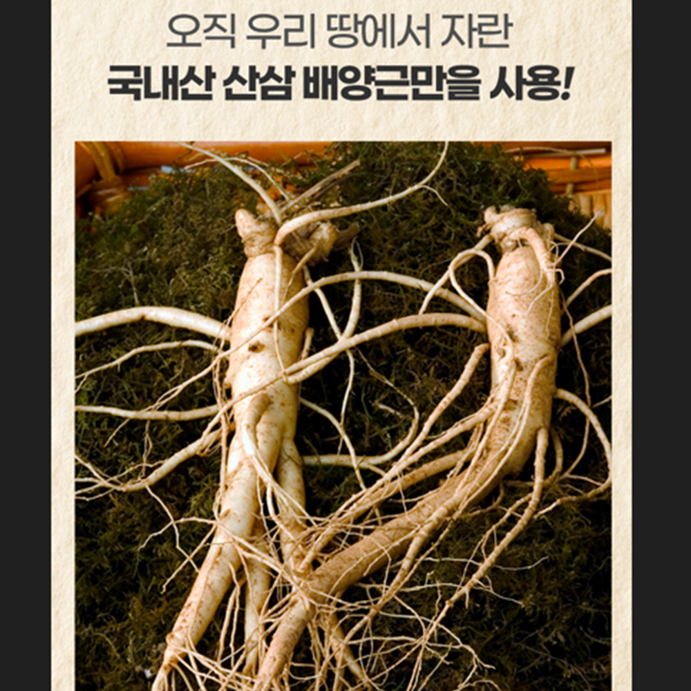 농협 프리미엄 산삼배양근 진액 70ml 30포 1박스 국내산 사포닌 진세노사이드 홍삼 선물 이미지 8