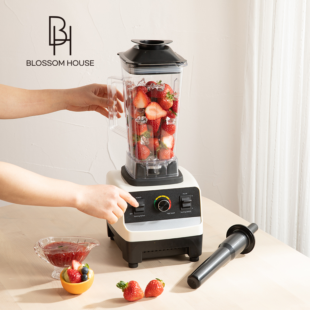 블라썸하우스 대용량 믹서기 고속 파워 블렌더 2L VMK-MK800TC 화이트