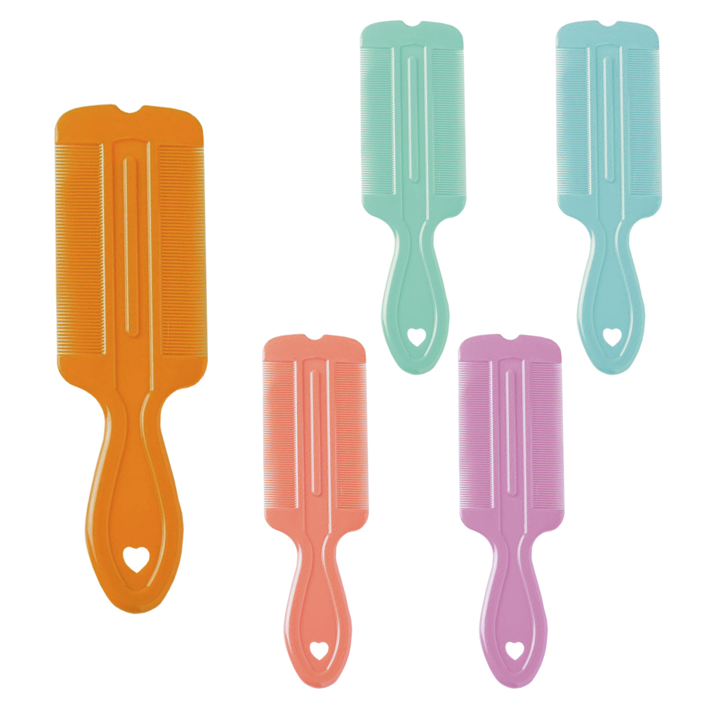 (플라스틱 참빗 C타입) 비듬제거 두피각질제거용 머리빗 꼬리빗 브러쉬 서캐빗comb - 상품 이미지