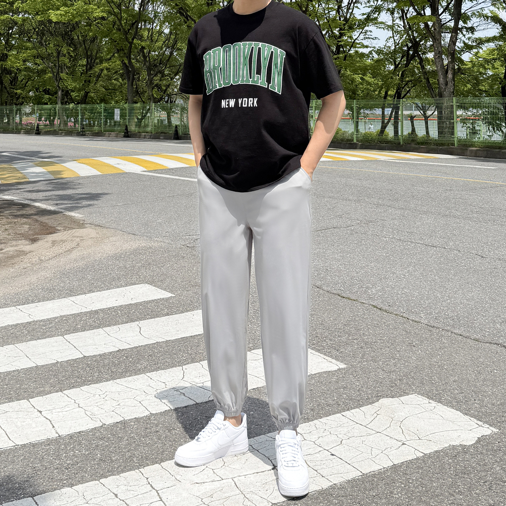 1+1 아이스조거팬츠 남자냉장고바지 남성여름조거팬츠 이미지 7