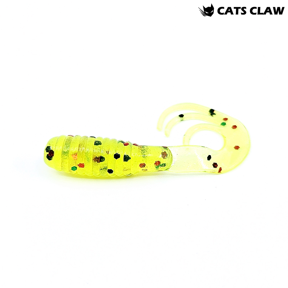 캣츠크로우 트리플그럽 꺽지웜 쏘가리웜 032 차트 믹스, 5cm(2인치) - 메인 이미지