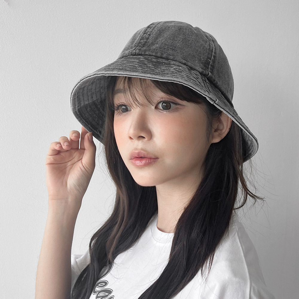 동대문모자 워싱 데님 청 버킷햇 남성 여성 벙거지모자 이미지 8