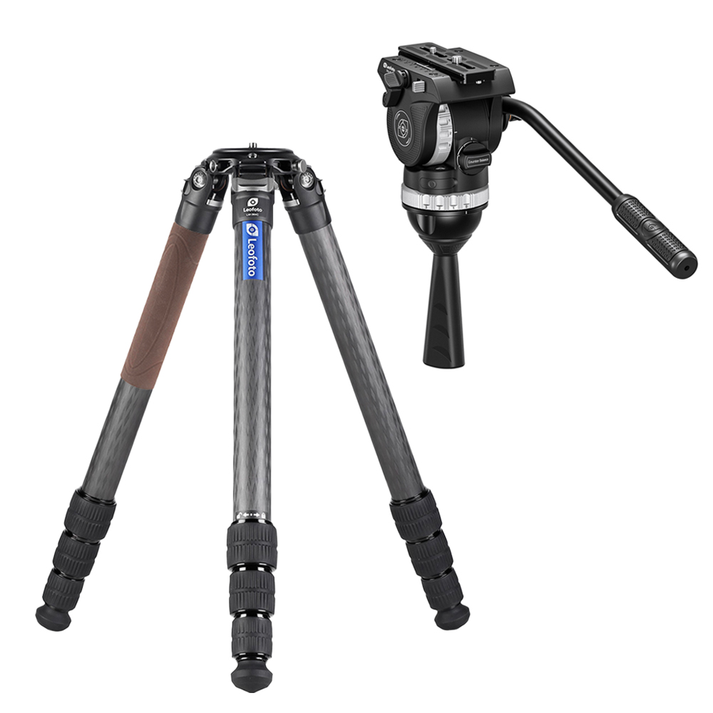 레오포토 써밋 LM-364C+FH-10 유압식 비디오삼각대 키트 - 상품 이미지