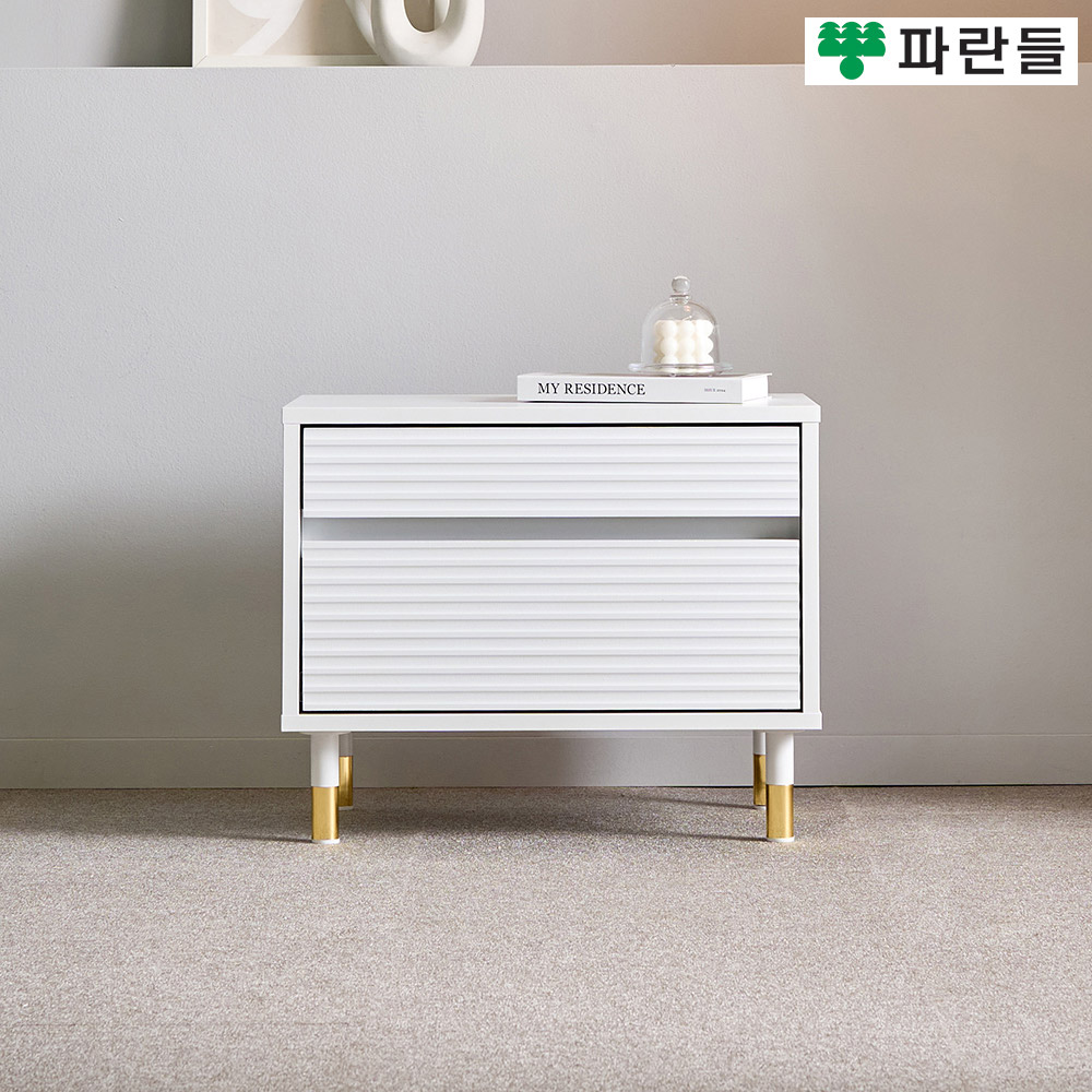 파란들가구 높은다리 템바보드 600 서랍거실장 협탁 2단서랍장