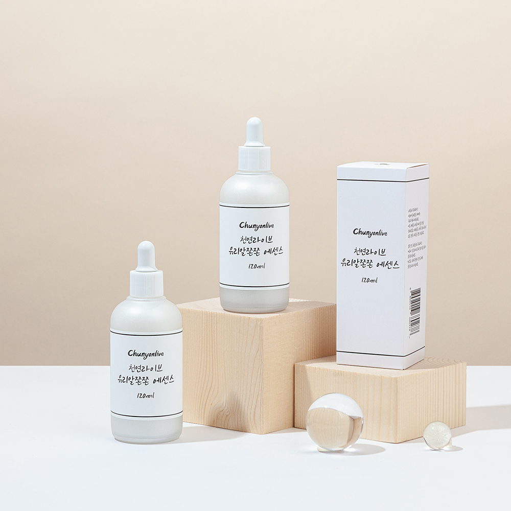 천연라이브 유리알쫀쫀에센스 120ml 오래가는보습, 속건조 에센스 히알루론산, 물광피부, 신제품무기한할인 - 상세 이미지 3