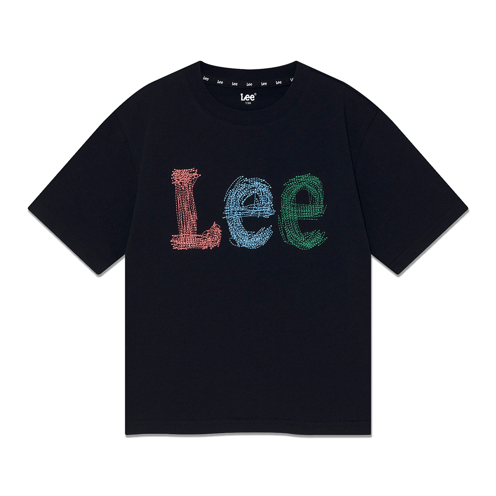 스티치 빈티지 로고 티셔츠 네이비 LK2502ST28NA : Lee키즈