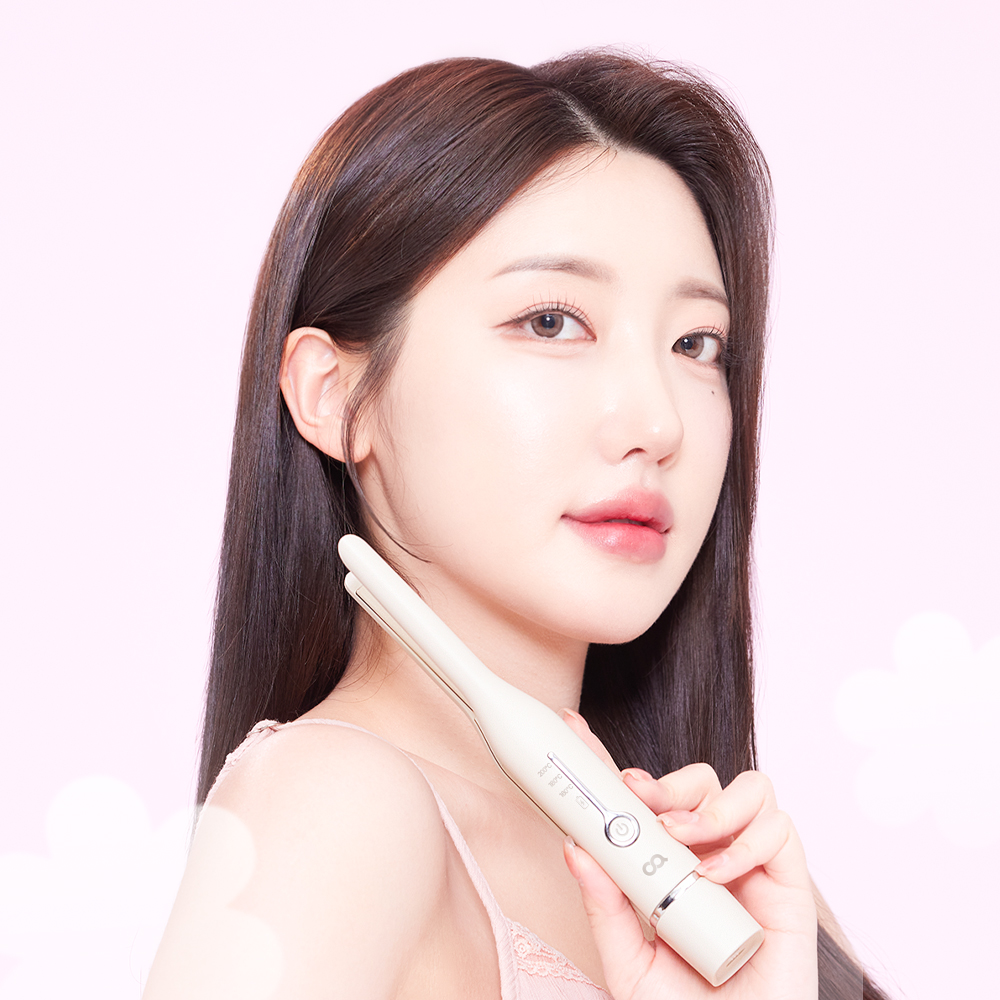 오아 무선 뿌리 볼륨 고데기 미니 앞머리 뽕 얇은 헤어 고대기 5000mAh대용량 배터리