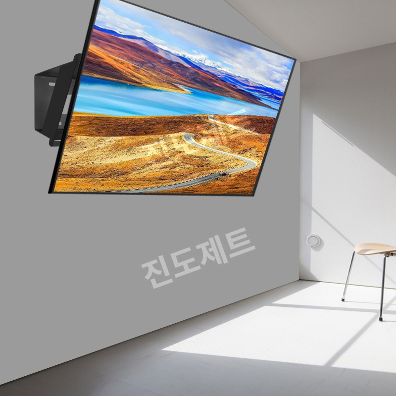 누워서보든 티비브라켓 스탠드 각도 벽걸이 마운트 거치대 32~65인치 플래그십(-30~45도) - 상품 이미지