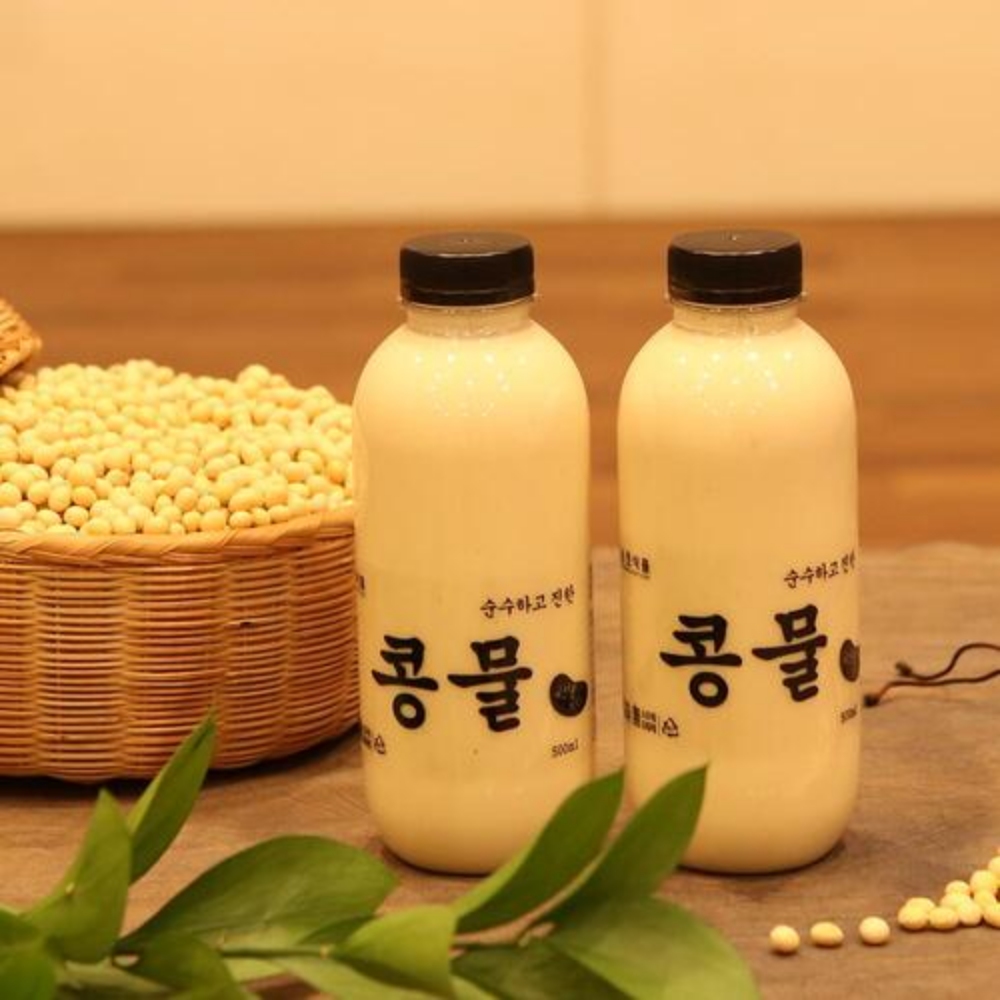 순진콩물 순진식품콩물 임산부 무당 국산 원액 달지않은 - 상품 이미지