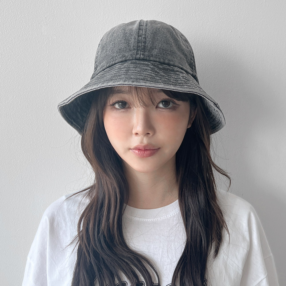 동대문모자 워싱 데님 청 버킷햇 남성 여성 벙거지모자 이미지 7