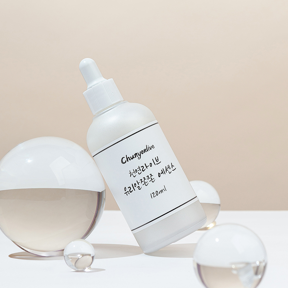 천연라이브 유리알쫀쫀에센스 120ml 오래가는보습, 속건조 에센스 히알루론산, 물광피부, 신제품무기한할인 - 상품 이미지