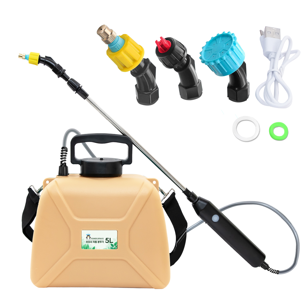 브리사 전동 압축분무기 농약 원예 충전식 폼 소독 5L SPRS409 이미지 2