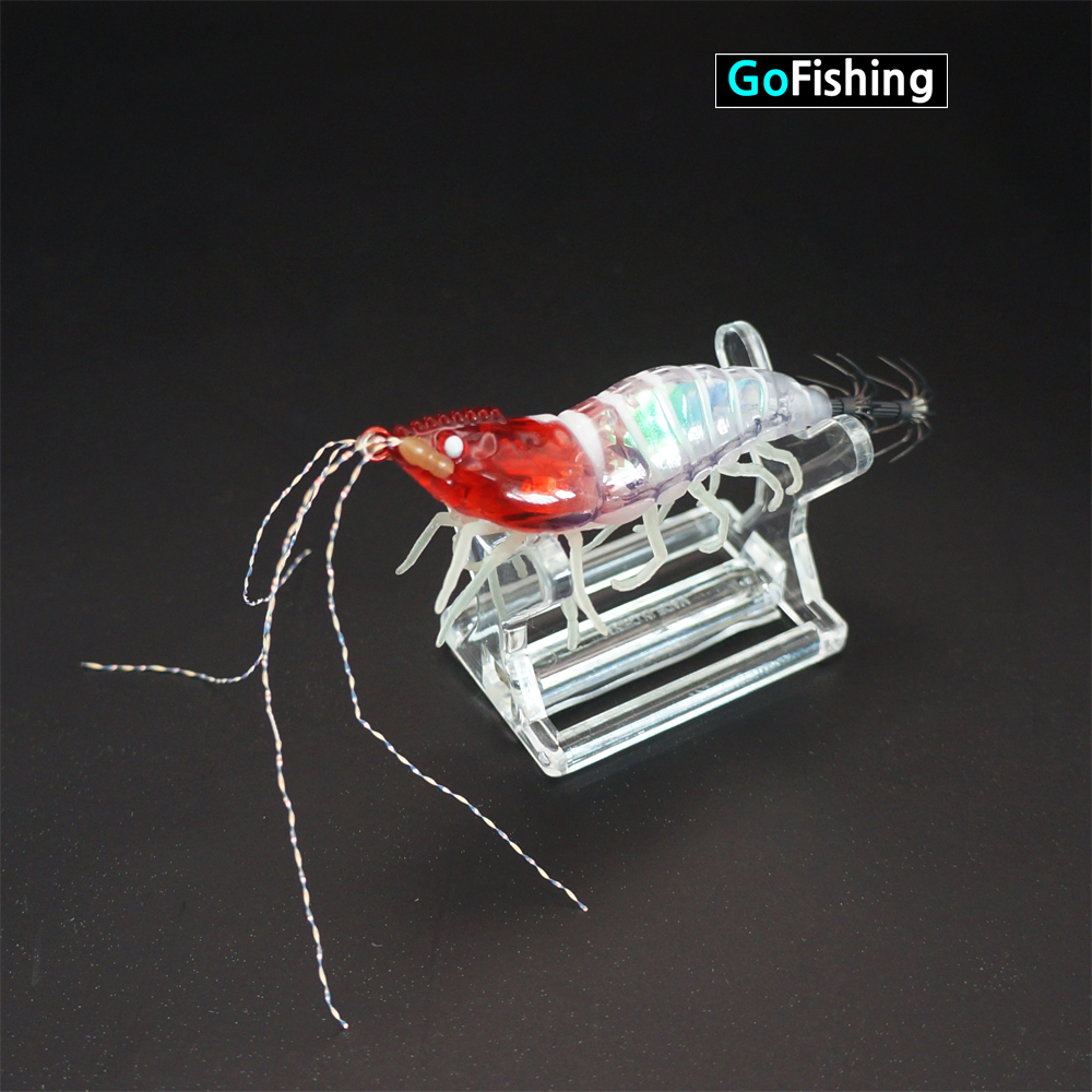 고피싱 리얼 새우 에기 UV 케이무라 야광 쭈꾸미 갑오징어 60mm 레드헤드 - 메인 이미지