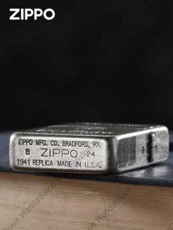 [해외]1941 복각 말보로 고은 세공 지포 라이터