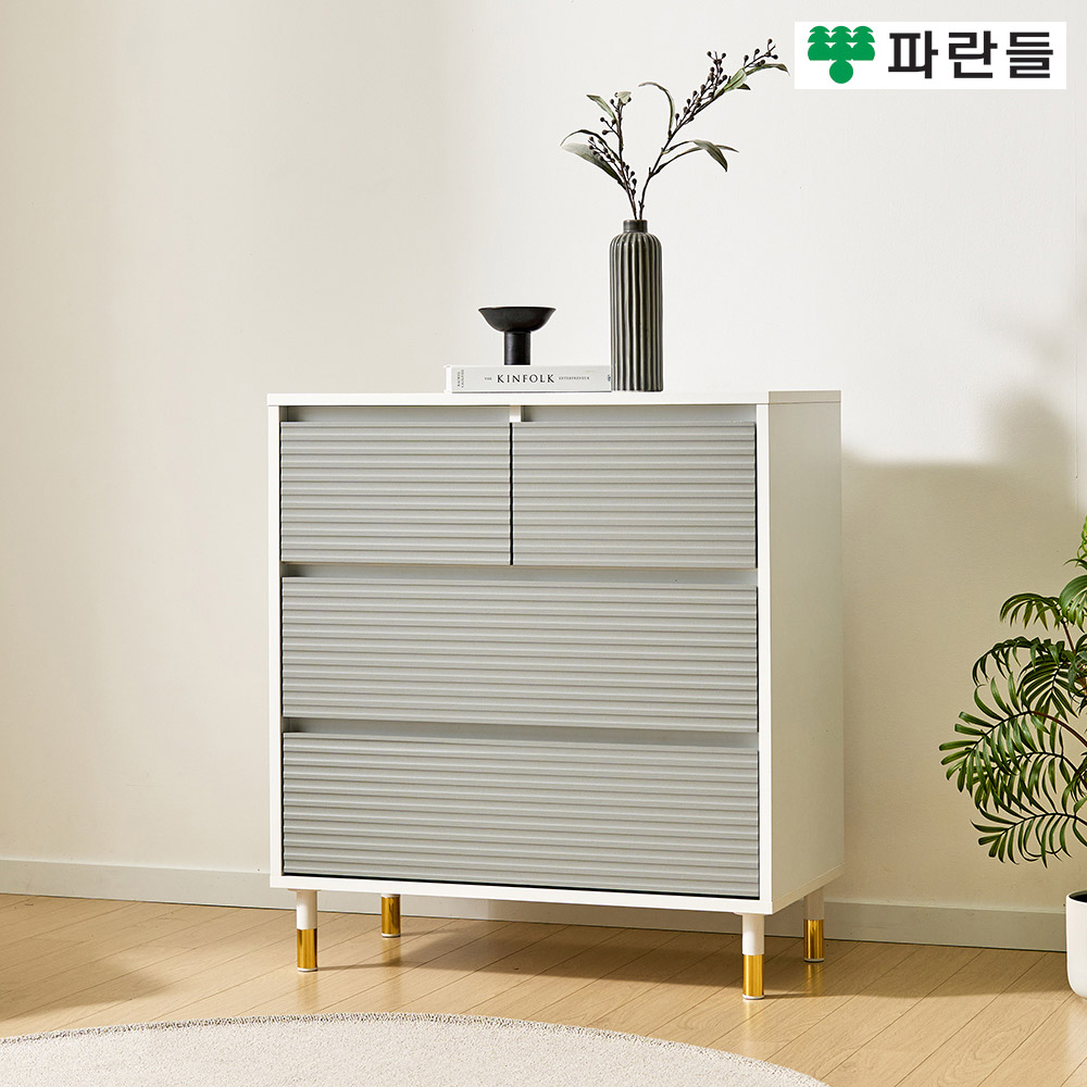 파란들가구 높은다리 템바보드 800 3단 서랍장 침실서랍장 - 상세 이미지 3