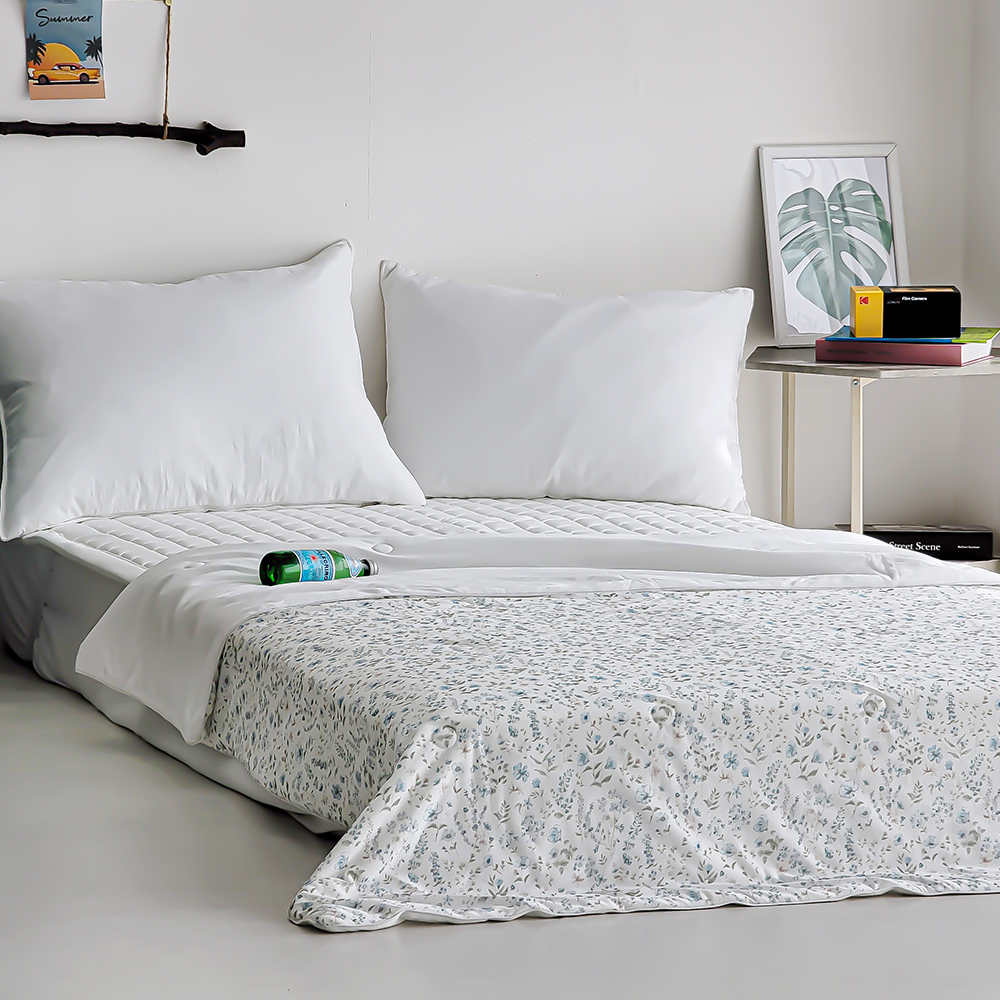 아르떼베딩 블루미 시원한 쿨링 냉감 여름 이불 SS - 상세 이미지 4