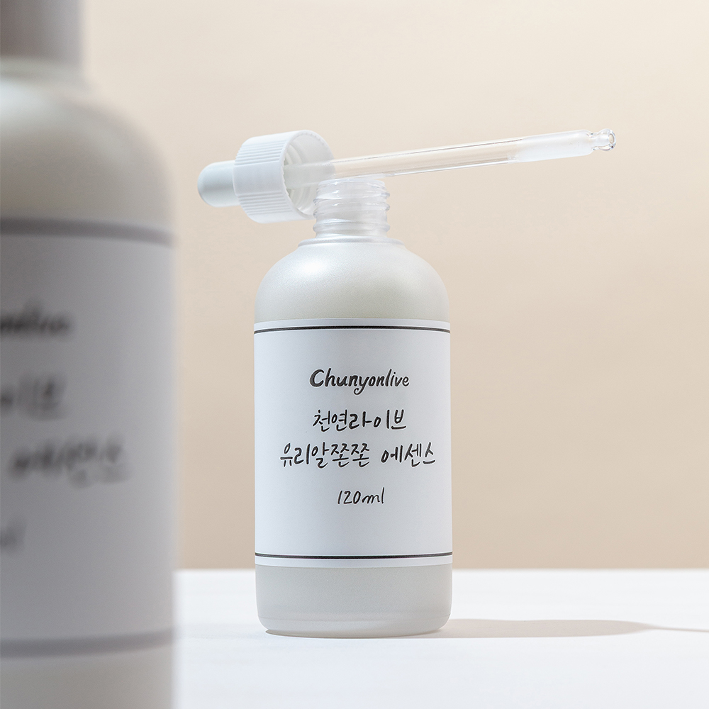 천연라이브 유리알쫀쫀에센스 120ml 오래가는보습, 속건조 에센스 히알루론산, 물광피부, 신제품무기한할인 이미지 6