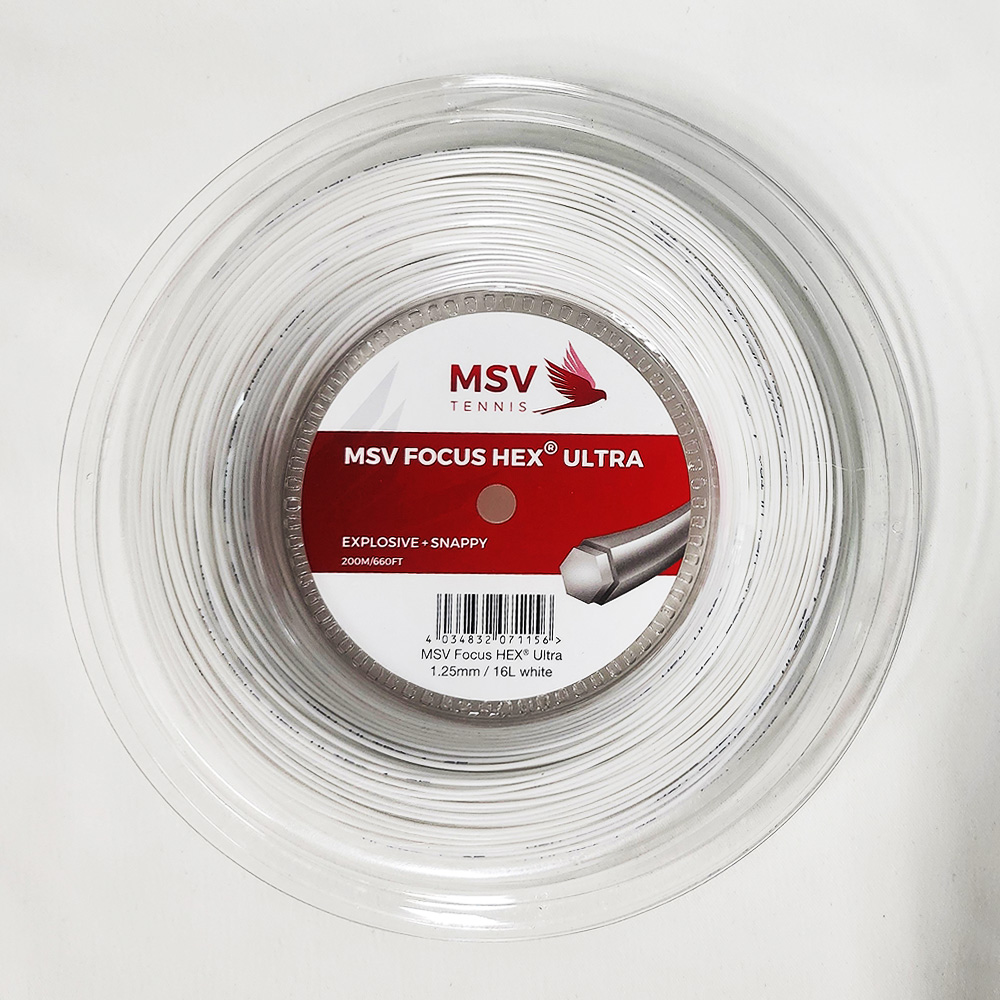 MSV 테니스스트링 포커스헥스 울트라 1.25mm 200M - 상세 이미지 2