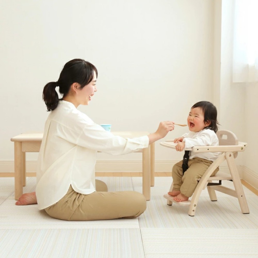 야마토야 일본 아치 목제 로우체어3 아기의자 접이식 이미지 7