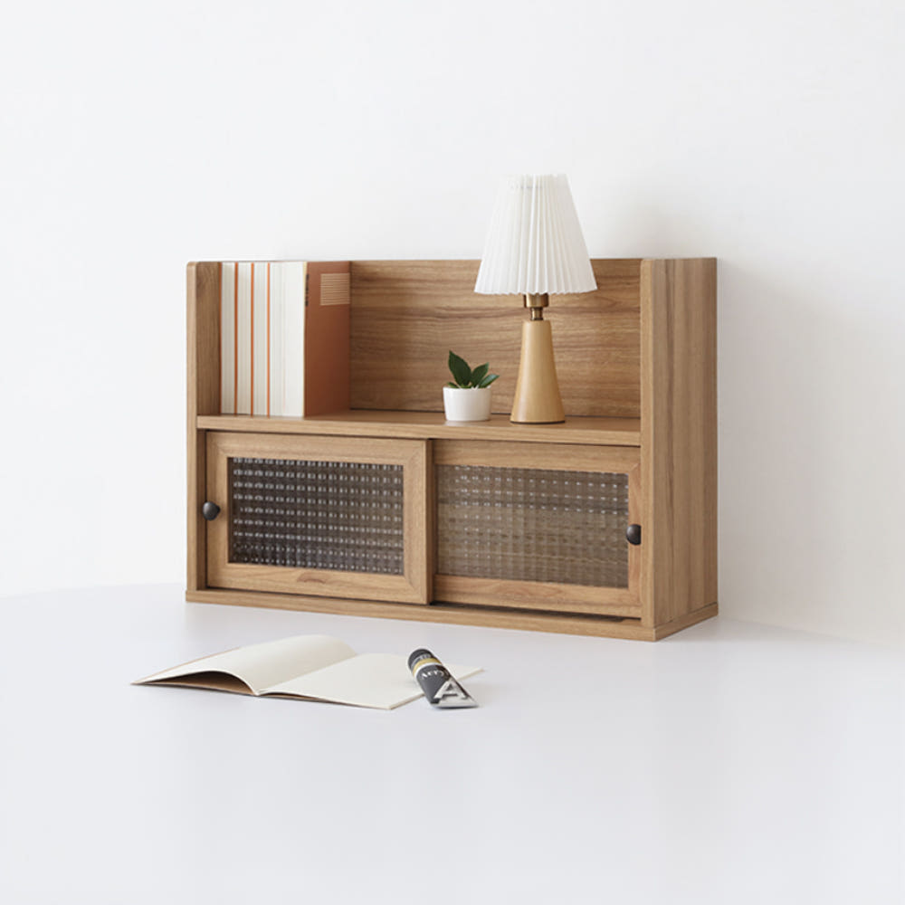 폴라보 미니수납선반 SHM4262UP 615x200x420mm, 2단, 미들브라운 6522.8513 - 상세 이미지 2