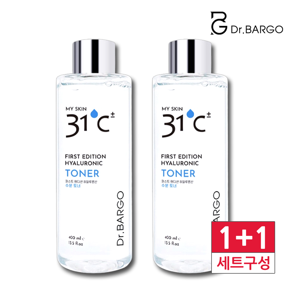 1+1 히알루론산 토너 스킨 수분 속건조 모공 대용량 400ml - 상품 이미지