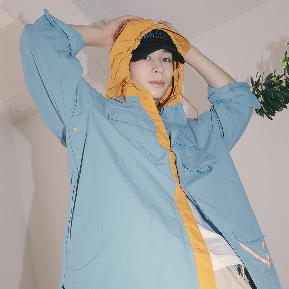 포브테일 도그워커 후디 셔츠 자켓 2color, 강아지 커플 산책 점퍼 옷