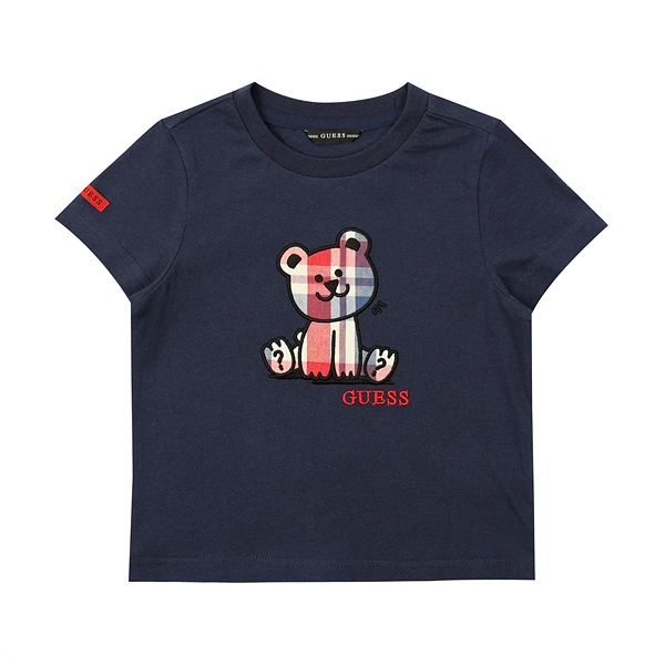 [게스키즈] 곰돌이 아플리케 티셔츠(G33DBT040-T)/ 정상가 46000원 : Aflow stock