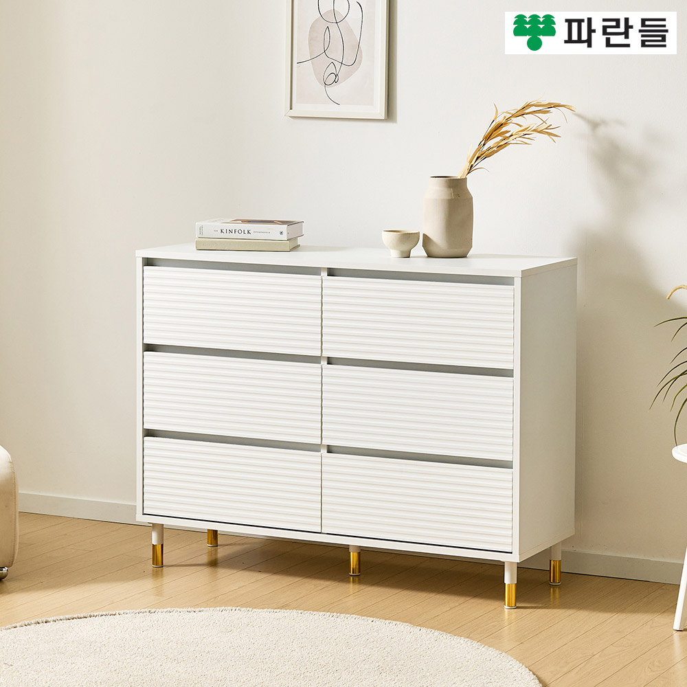 파란들가구 높은다리 템바보드 2칸3단서랍장 와이드서랍장 - 상세 이미지 2