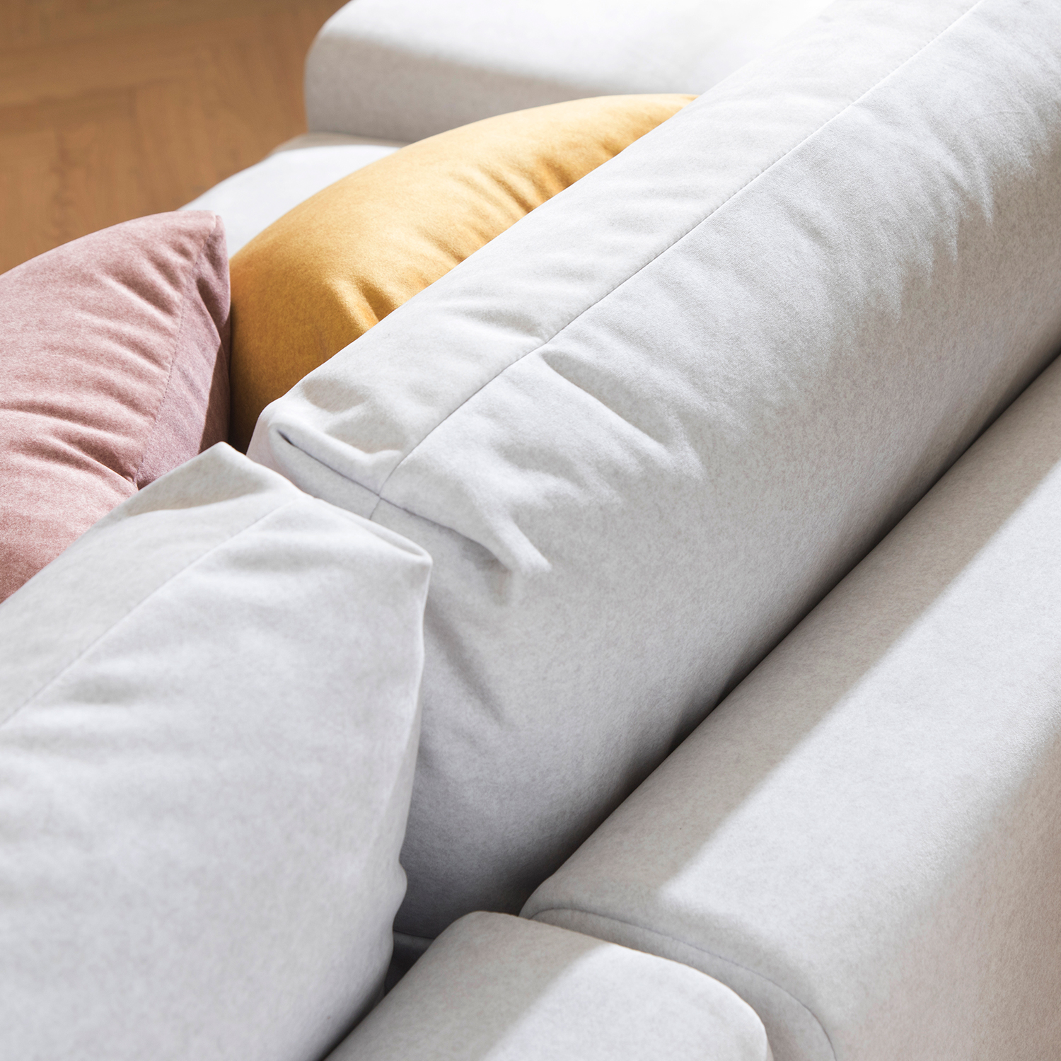 헤르짐머 포베레 4인 모듈 코너형 기능성 펫프렌들리 패브릭 소파