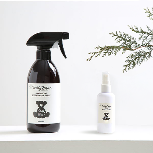 테디베어 프리미엄 편백오일 편백수 스프레이 피톤치드 탈취제 본품 + 리필 세트