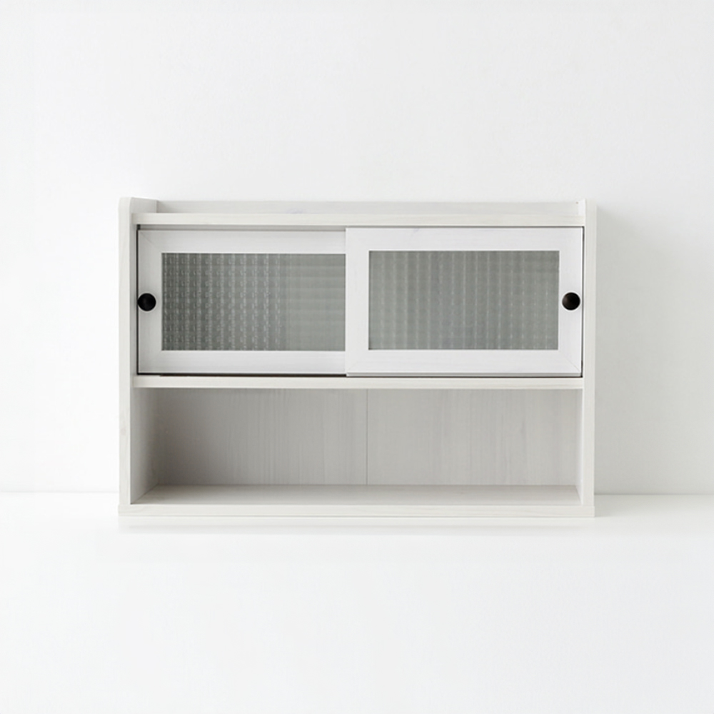 폴라보 미니수납장 넓은 2문 SHM4262SL 620x200x420mm, 2단, 화이트파인베니어 5810.4160 - 메인 이미지