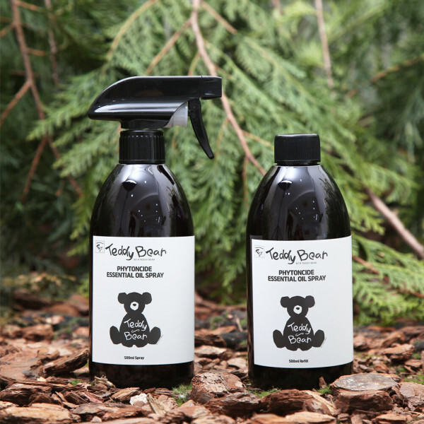 테디베어 프리미엄 편백오일 편백수 스프레이 피톤치드 탈취제 본품 + 리필 세트