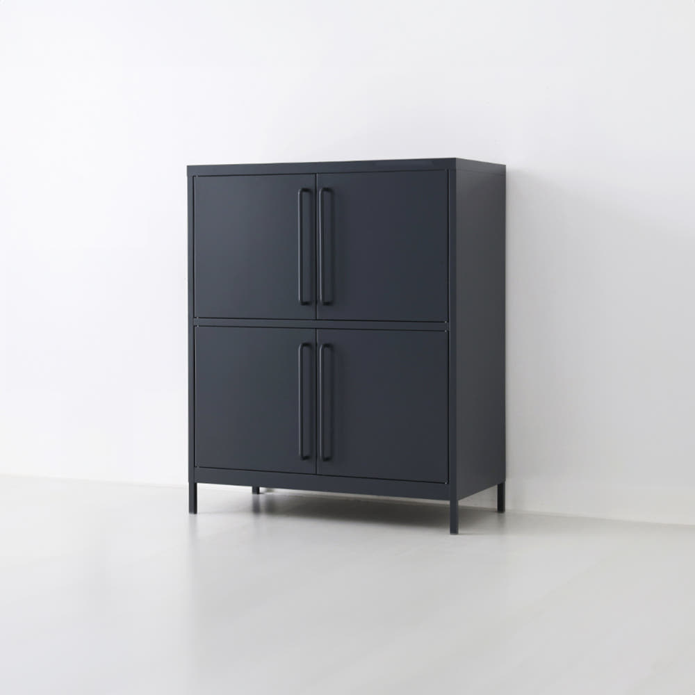 피도르 캐비넷 4문 수납장 9131110 915x455x1110mm, 2단, 화이트 6922.8039 - 상세 이미지 5