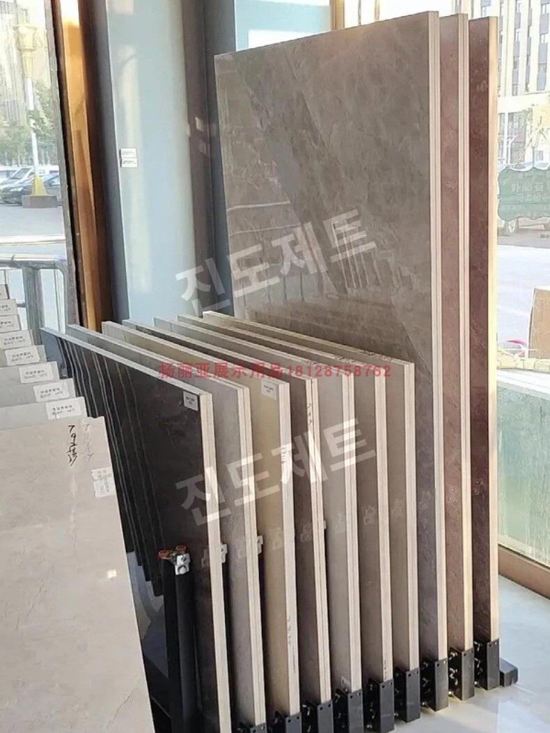 타일진열대 디스플레이 받침대 선반 매장용 스탠드 전시대 일반형 55cm - 상세 이미지 3