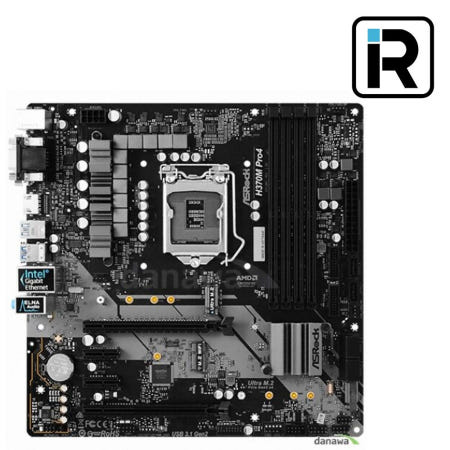 애즈락 [중고]H370M PRO4 소켓1151v2 8세대 애즈락 메인보드