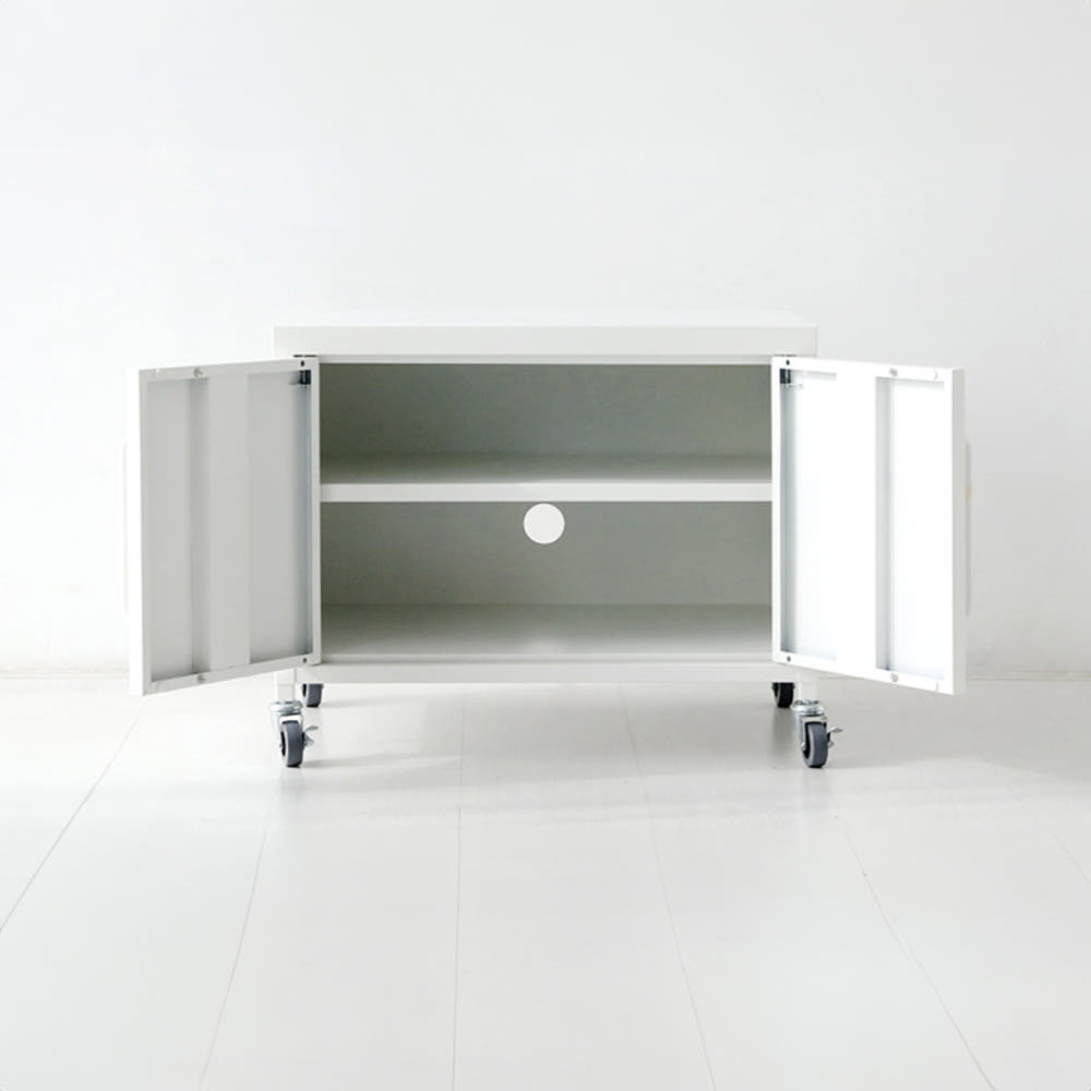 피도르 캐비넷 이동형 양문 수납장 600x400x490mm, 1단, 라이트그레이 5290.6861 - 상세 이미지 3
