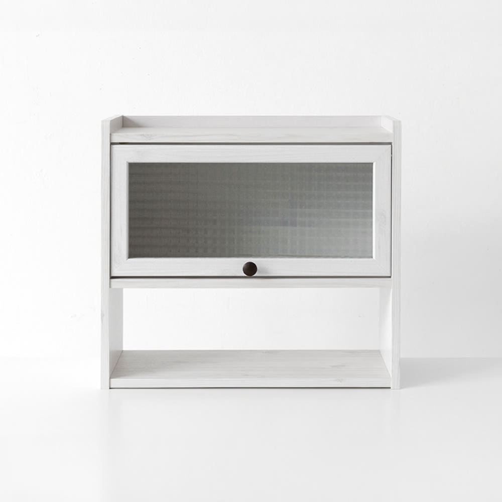 폴라보 미니수납장 1문 SHM4550F 500x215x450mm, 1단, 화인트파인베니어 5823.4535 - 메인 이미지