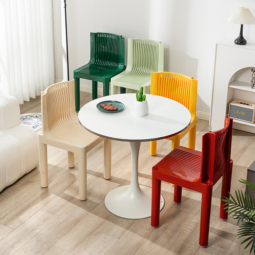 모션 스트라이프 카페 업소용 다이닝 체어 Motion Stripe Chair 이미지 7