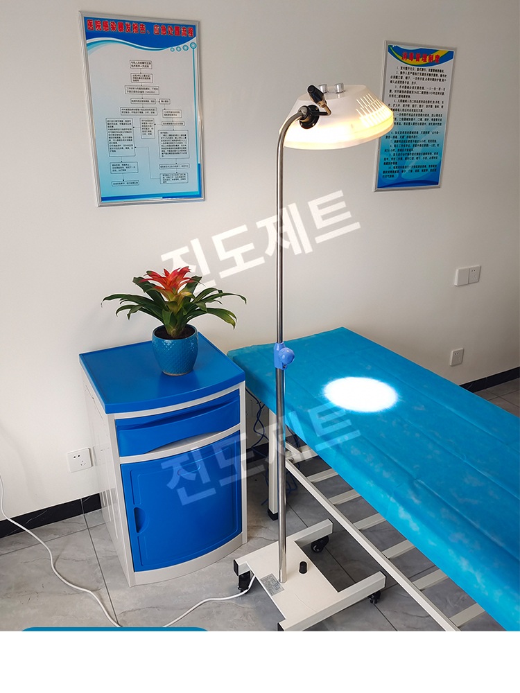 수술실 무영등 이동식 스탠드형 시 술 조명 LED 라이트 11홀-LED고휘도 1개 - 상품 이미지