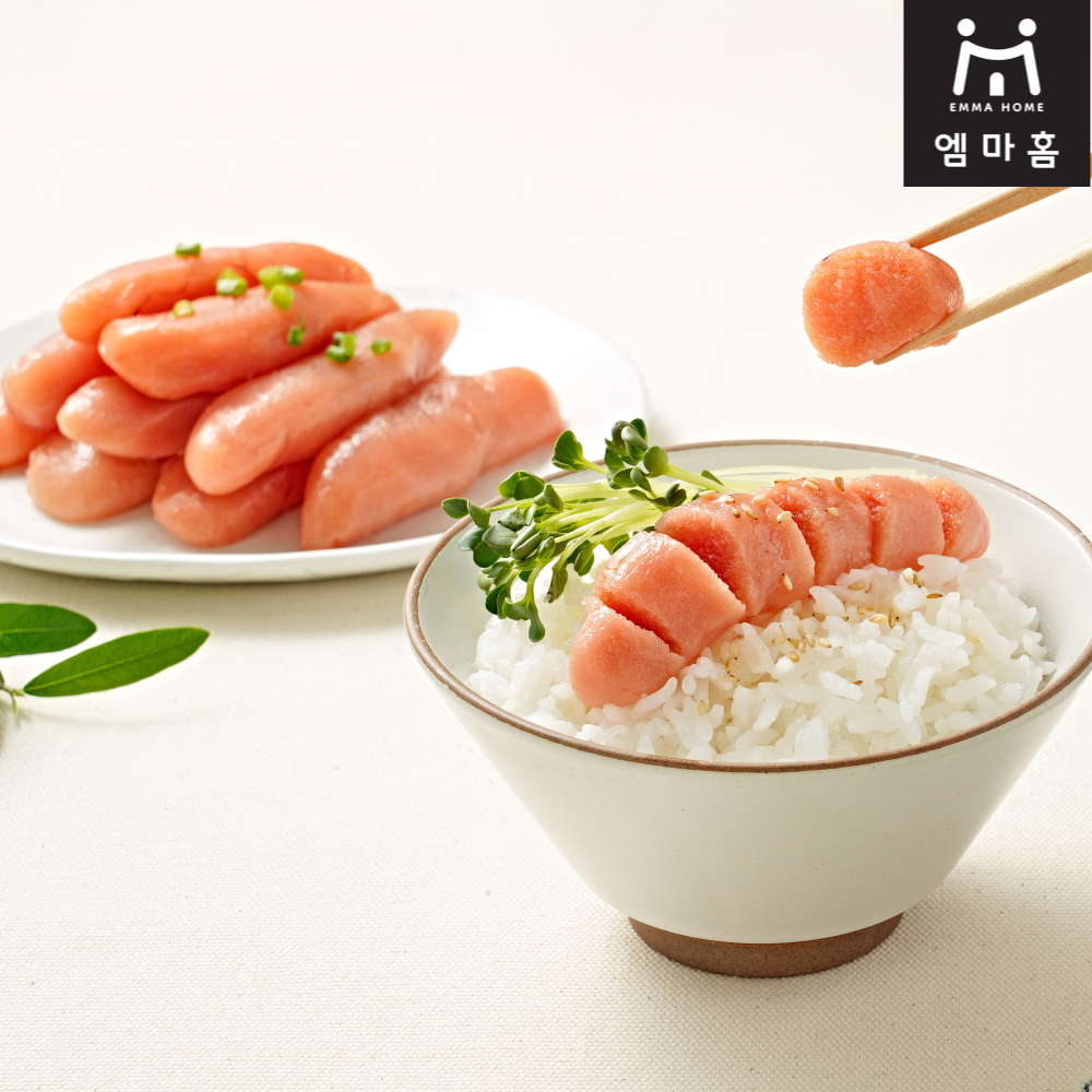 엠마홈 무색소 저염 명란젓 백명란 450g 1kg 선특 선동 파지 구이 젓갈 - 상품 이미지